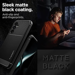 Foto 4 | Funda Spigen Rugged Armor para Galaxy A54 5G Azul Mate - Venta Internacional