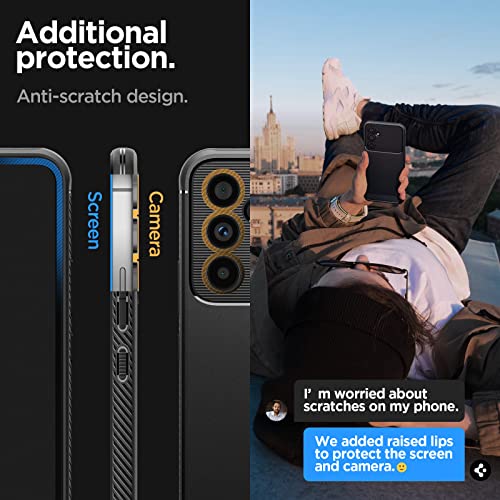 Foto 7 pulgar | Funda Spigen Rugged Armor para Galaxy A54 5G Azul Mate - Venta Internacional