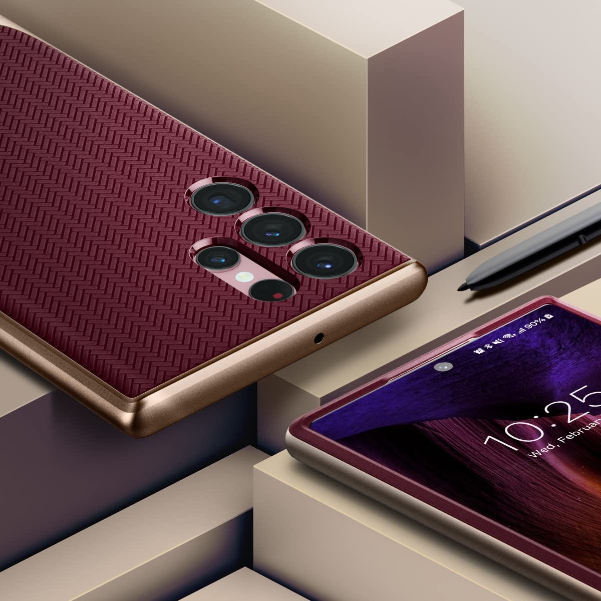 Foto 4 pulgar | Funda de Teléfono Spigen Neo Hybrid para Galaxy S22 Ultra- Venta Internacional