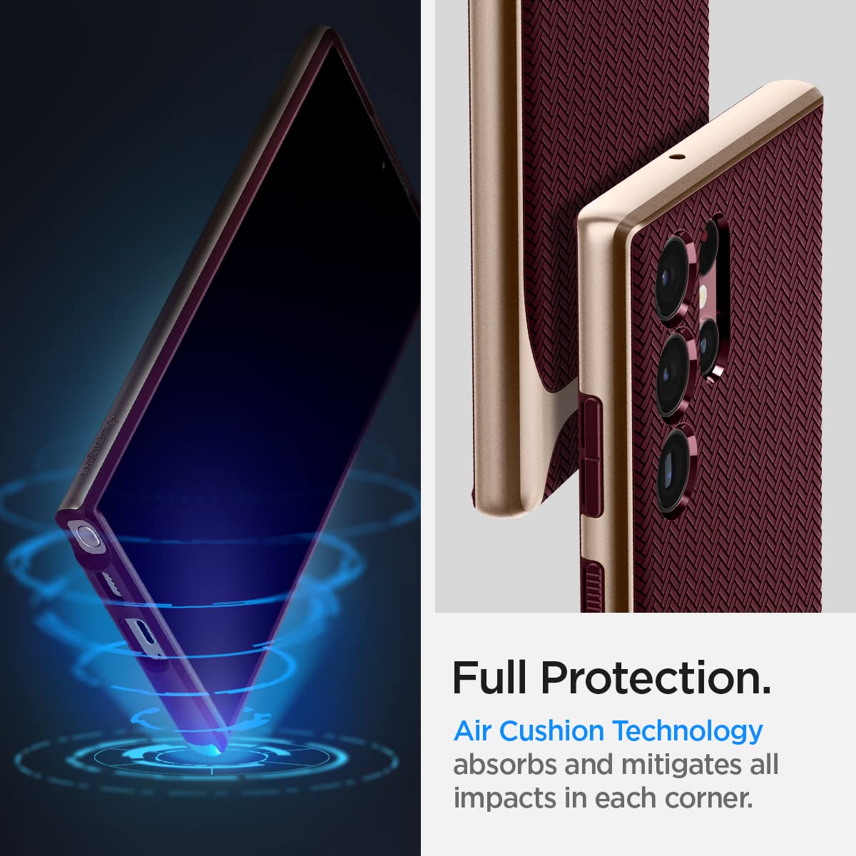 Foto 5 pulgar | Funda de Teléfono Spigen Neo Hybrid para Galaxy S22 Ultra- Venta Internacional