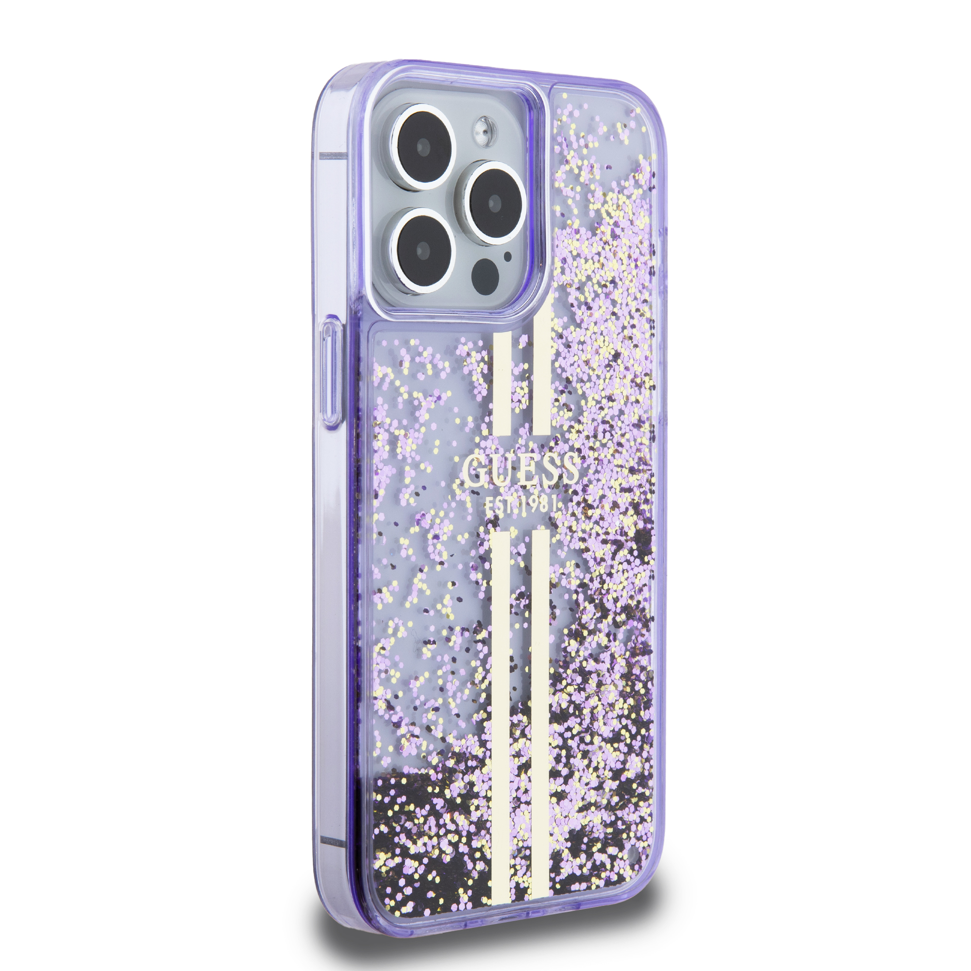 Foto 6 pulgar | Funda Guess Púrpura para iPhone 15 Pro Max