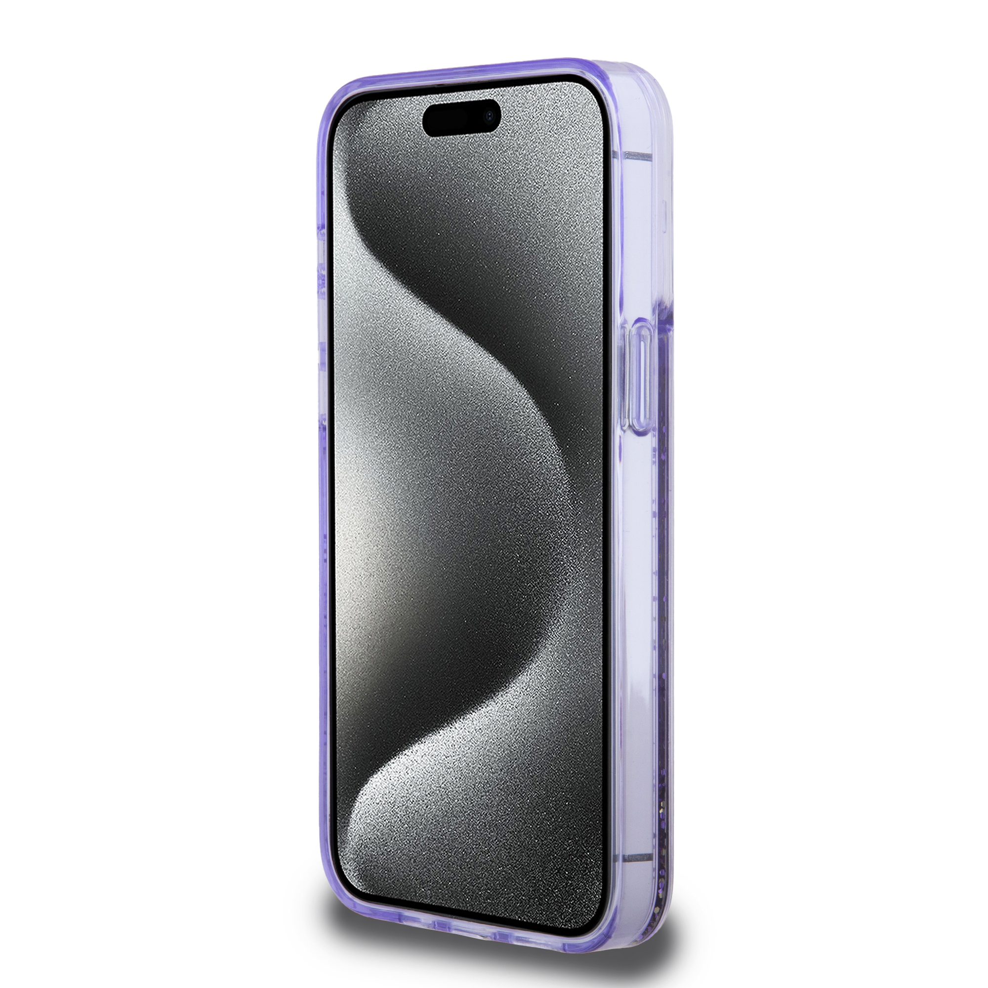 Foto 7 pulgar | Funda Guess Púrpura para iPhone 15 Pro Max