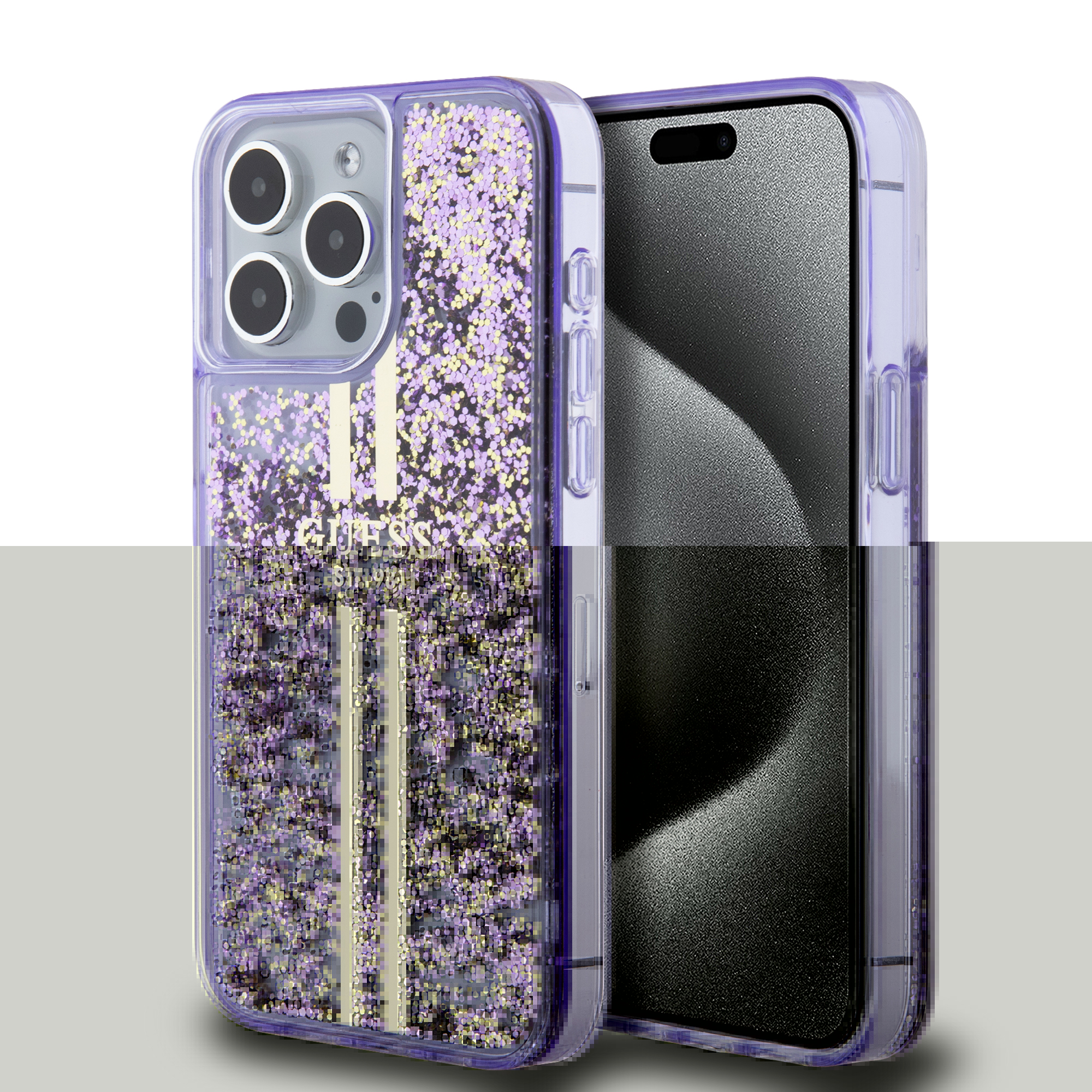 Foto 7 | Funda Guess Púrpura para iPhone 15 Pro Max