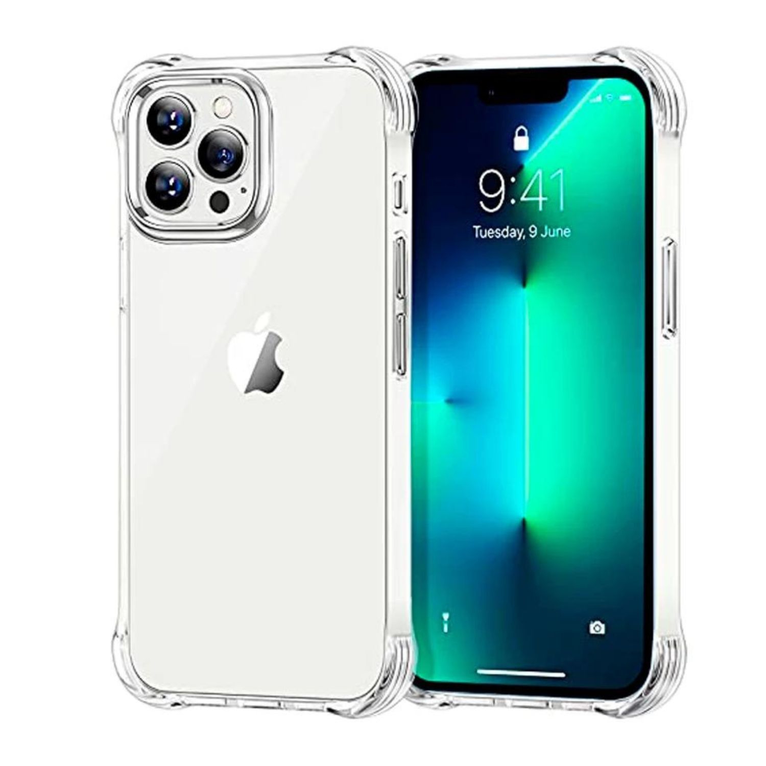 Foto 2 pulgar | Funda Reforzada Antichoque Transparente Para iPhone 13 Pro Max - Venta Internacional