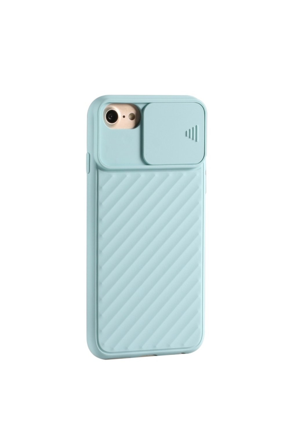 Foto 3 pulgar | Funda con Protector de Cámara para IPhone Se 2020 color Azul Claro - Venta Internacional