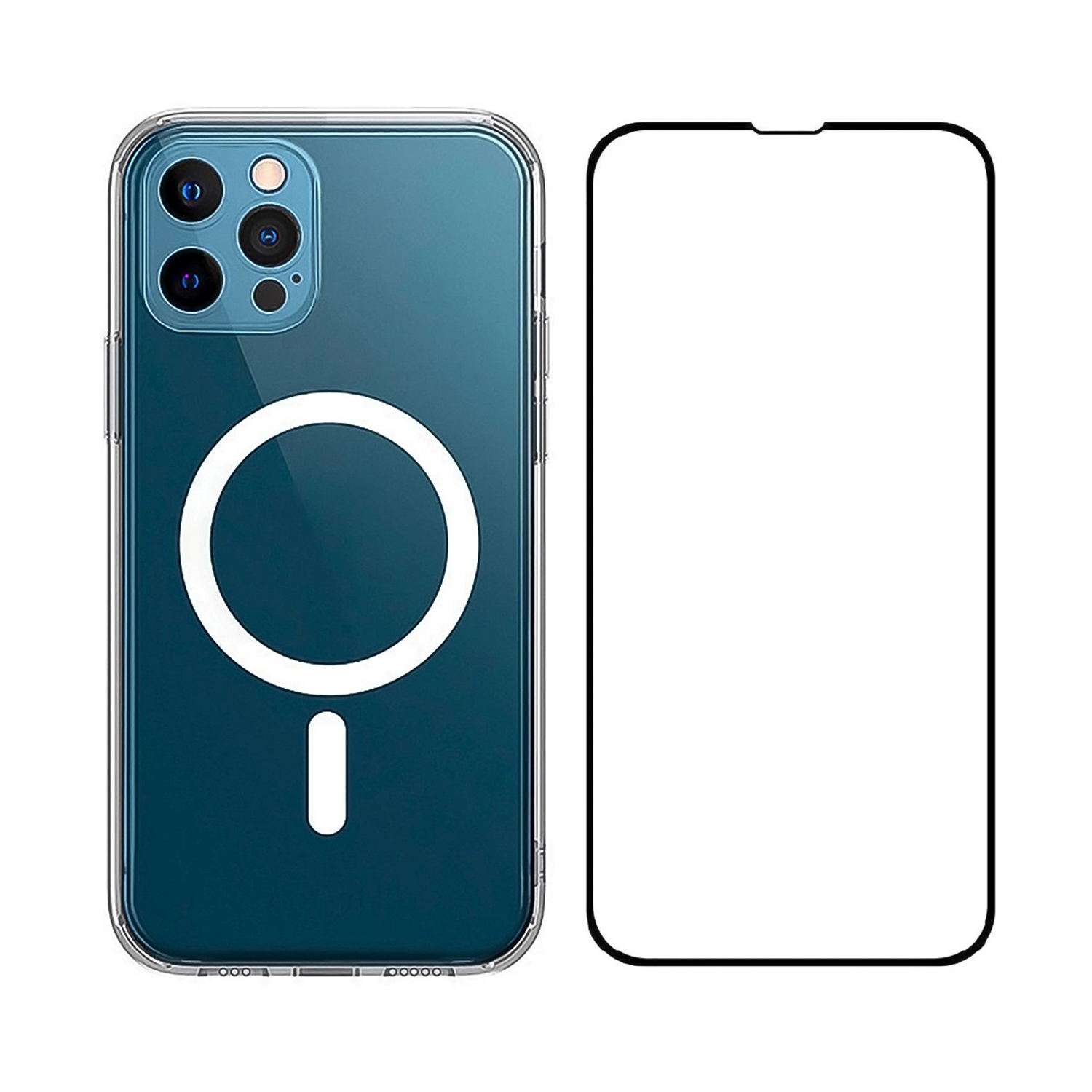 Foto 2 pulgar | Funda para iPhone 13 Pro Max Magsafe más con Pantalla de Cristal Completo - Venta Internacional