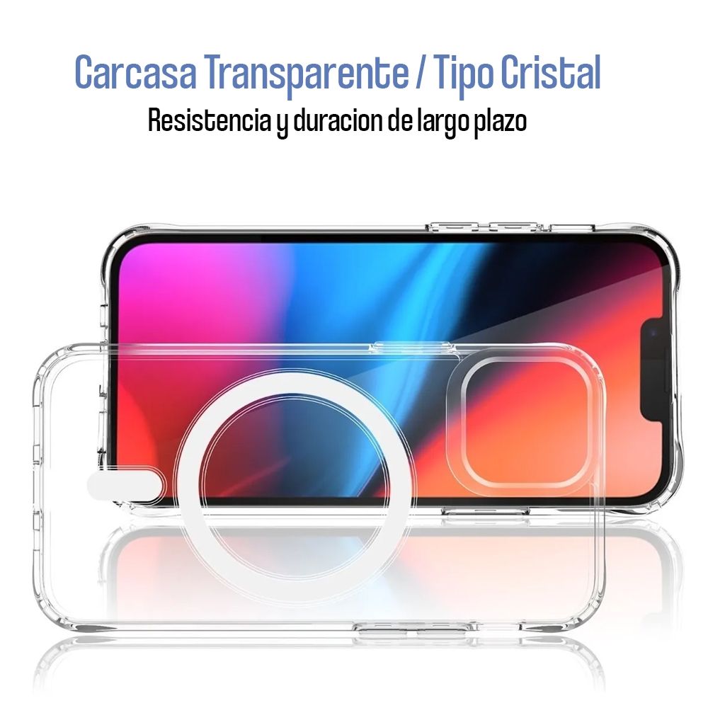Foto 3 pulgar | Funda Antichoque Magsafe A Prueba De Golpes Transparente Para iPhone 11 - Venta Internacional