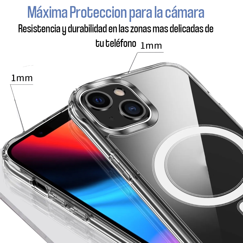 Foto 4 pulgar | Funda Antichoque Magsafe A Prueba De Golpes Transparente Para iPhone 11 - Venta Internacional