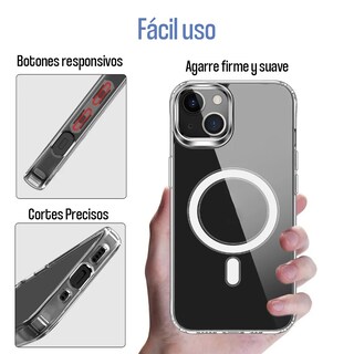 Foto 4 | Funda Antichoque Magsafe A Prueba De Golpes Transparente Para iPhone 11 - Venta Internacional