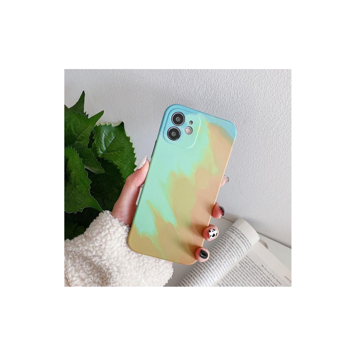 Foto 3 pulgar | Funda para iPhone 12 Silicona Teñida Resistente a TPU - Venta Internacional