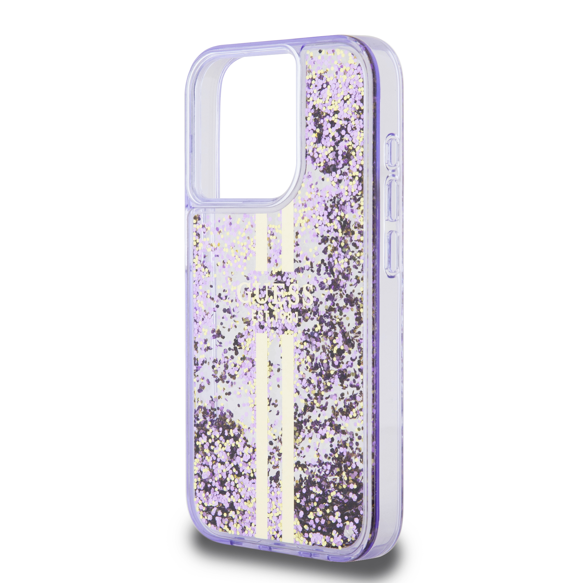 Foto 2 pulgar | Funda Guess Morada para iPhone 15 Pro