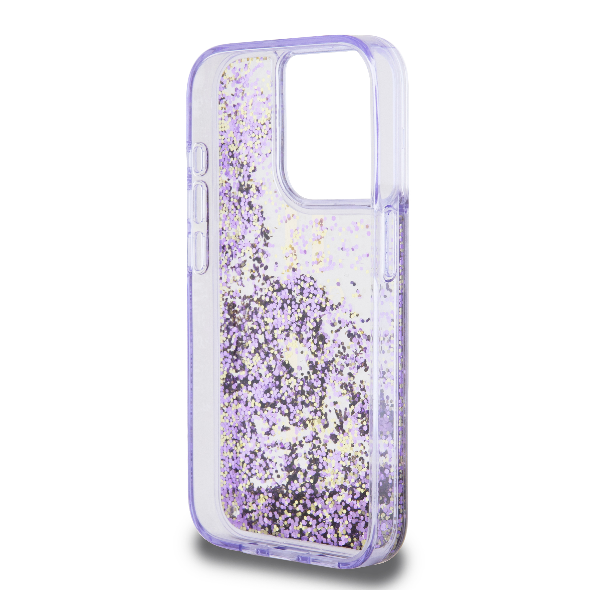 Foto 3 pulgar | Funda Guess Morada para iPhone 15 Pro