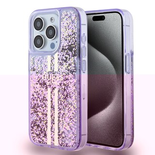 Foto 3 | Funda Guess Morada para iPhone 15 Pro