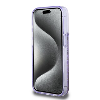 Foto 7 | Funda Guess Morada para iPhone 15 Pro