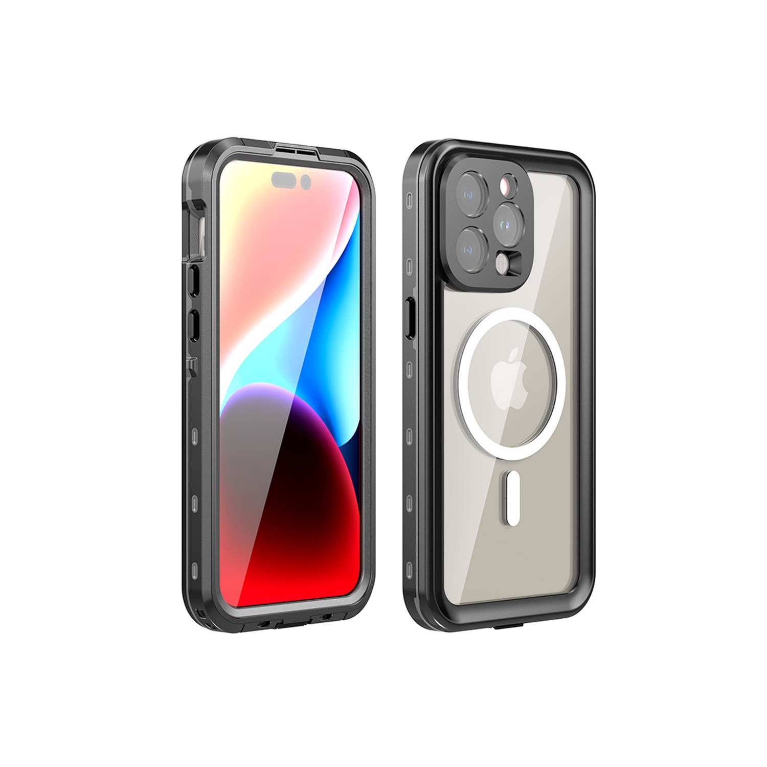 Foto 2 pulgar | Funda Impermeable A Prueba De Golpes Para iPhone 15 Pro Max - Venta Internacional