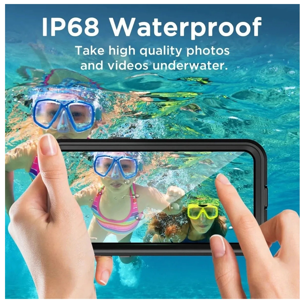 Foto 4 pulgar | Funda Impermeable A Prueba De Golpes Para iPhone 15 Pro Max - Venta Internacional