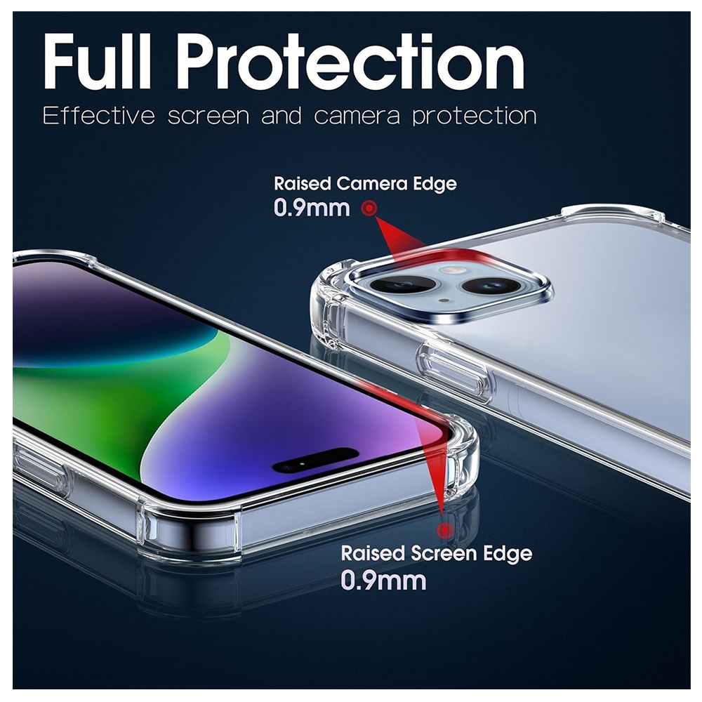 Foto 4 pulgar | Funda Transparente Reforzada Antichoque Para iPhone 15 - Venta Internacional