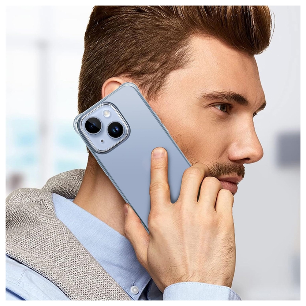 Foto 6 pulgar | Funda Transparente Reforzada Antichoque Para iPhone 15 - Venta Internacional
