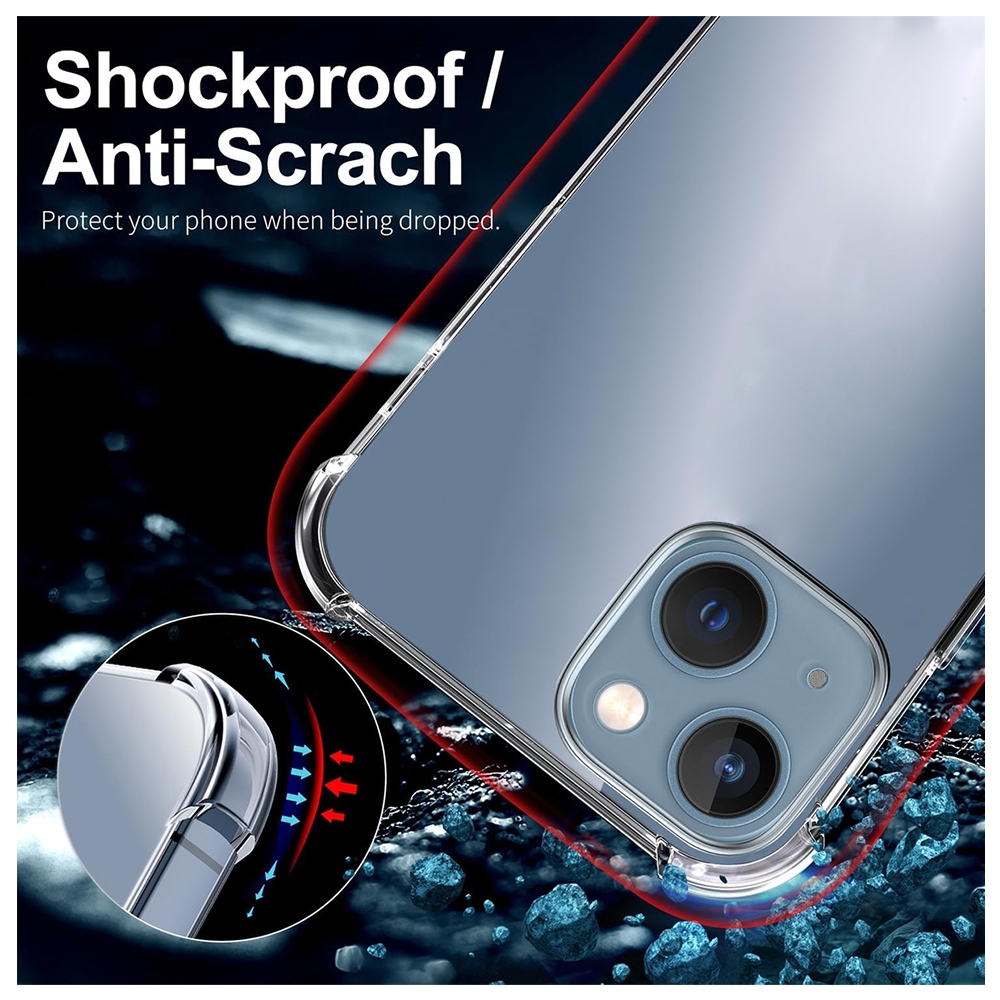Foto 8 pulgar | Funda Transparente Reforzada Antichoque Para iPhone 15 - Venta Internacional