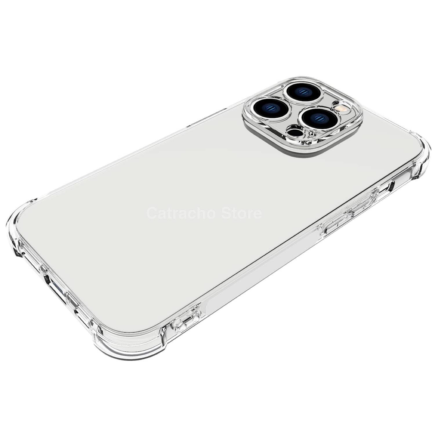 Foto 4 pulgar | Funda con Protector de Cámara para iPhone 14 Pro Transparente - Venta Internacional