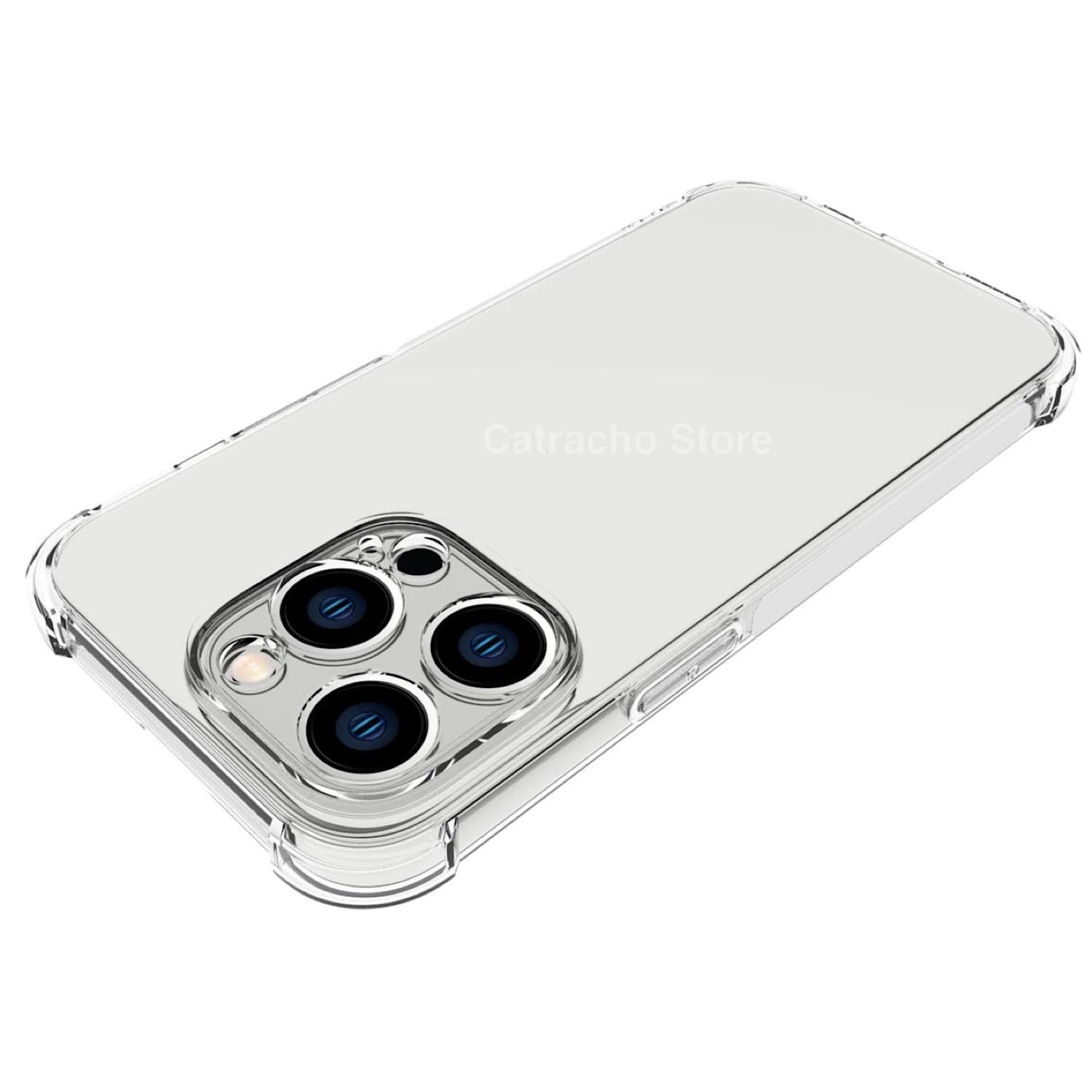Foto 5 pulgar | Funda con Protector de Cámara para iPhone 14 Pro Transparente - Venta Internacional