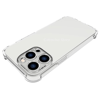Foto 4 | Funda con Protector de Cámara para iPhone 14 Pro Transparente - Venta Internacional