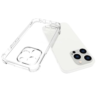 Foto 5 | Funda con Protector de Cámara para iPhone 14 Pro Transparente - Venta Internacional