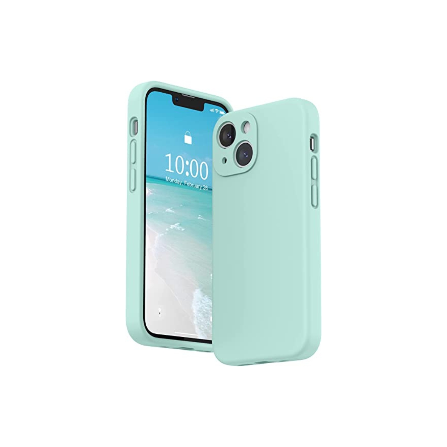 Foto 2 pulgar | Funda Compatible Silicona Suave TPU Turquesa con iPhone 11 - Venta Internacional