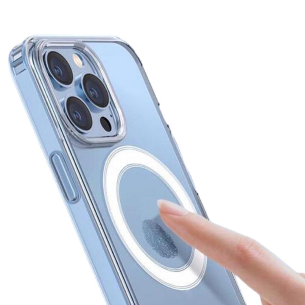 Foto 4 pulgar | Funda Para iPhone 15 Pro De Silicona Magsafe Transparente - Venta Internacional