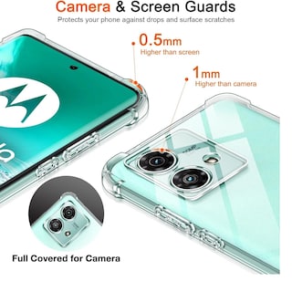 Foto 4 | Funda de Gel TPU Transparente Motorola Edge 40 Neo - Venta Internacional