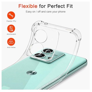 Foto 5 | Funda de Gel TPU Transparente Motorola Edge 40 Neo - Venta Internacional