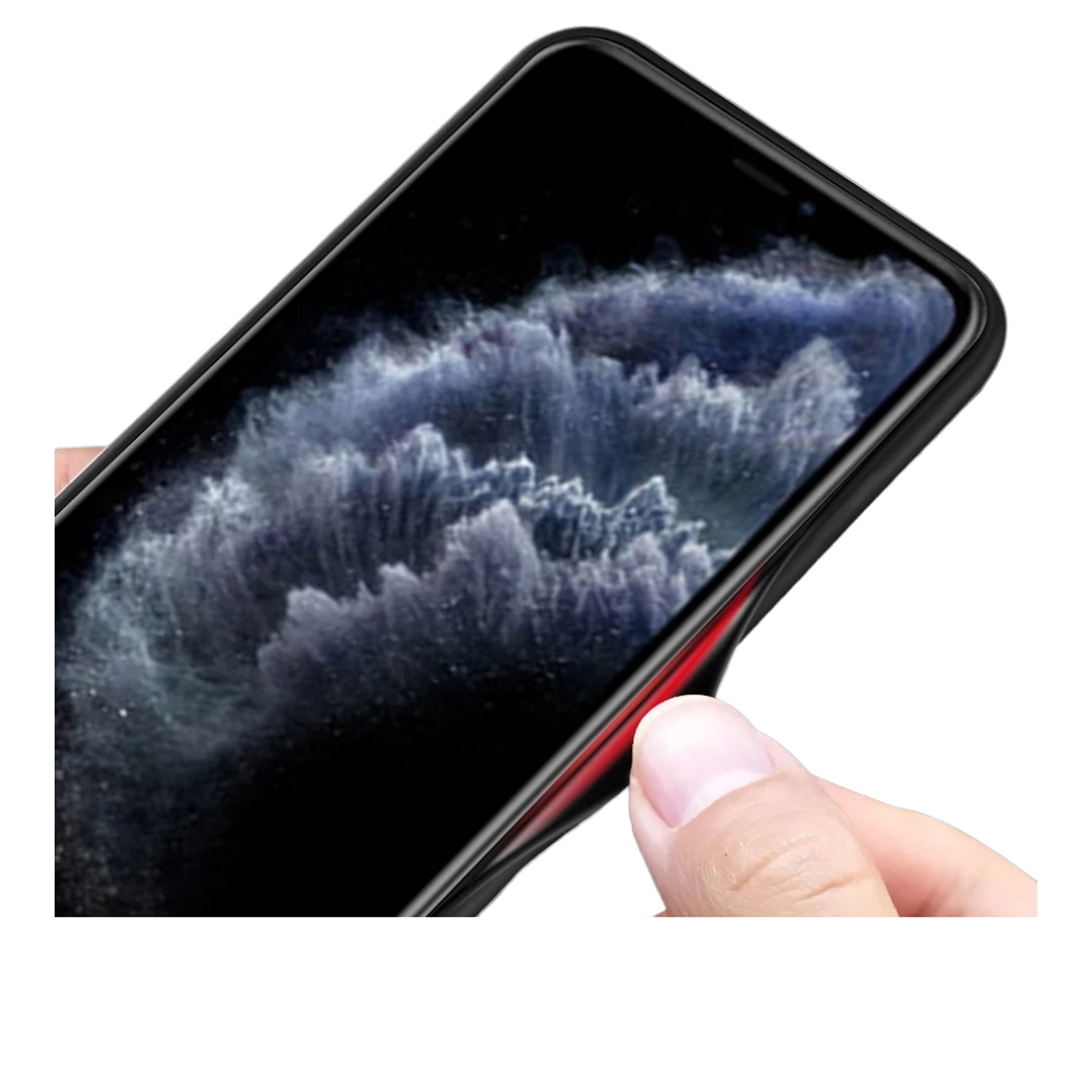 Foto 3 pulgar | Funda Protectora de Vidrio Templado Degradado para iPhone 11 Morado - Venta Internacional