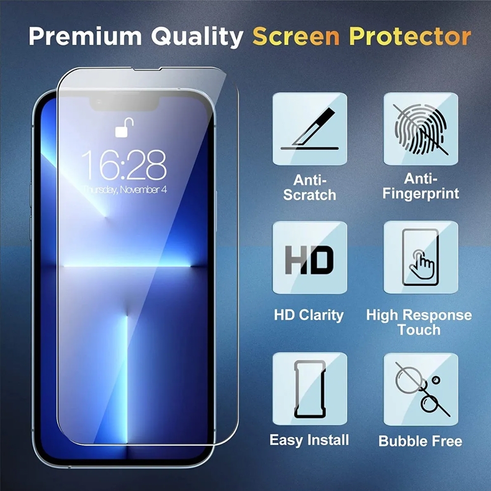 Foto 3 pulgar | Kit de Fundas para IPhone 14 Pro Max + con Pantalla de Cristal Cerámico - Venta Internacional
