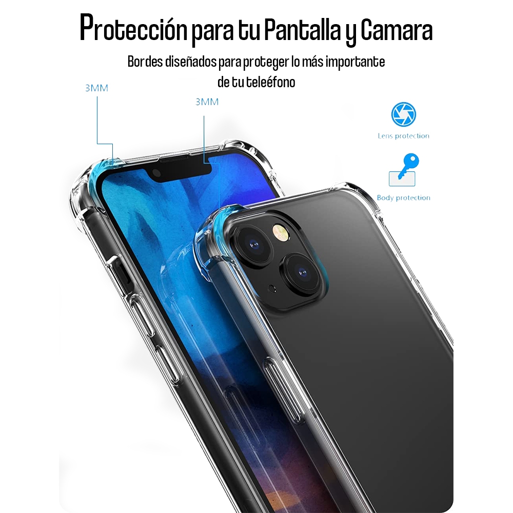 Foto 4 | Kit de Fundas para IPhone 14 Pro Max + con Pantalla de Cristal Cerámico - Venta Internacional