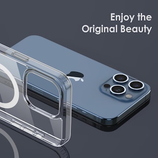 Foto 3 | Funda con Protector de Pantalla de Cristal Magsafe para iPhone 15 Pro - Venta Internacional