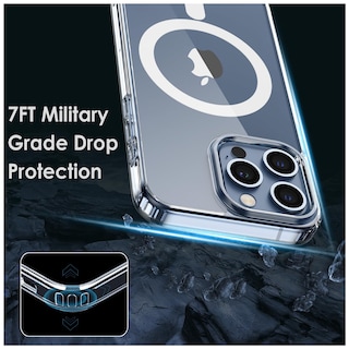 Foto 4 | Funda con Protector de Pantalla de Cristal Magsafe para iPhone 15 Pro - Venta Internacional