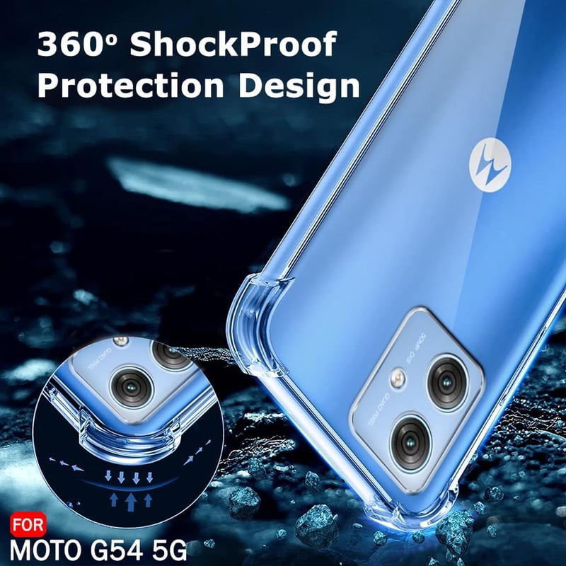 Foto 3 pulgar | Funda de Teléfono y Protector de Pantalla de Vidrio Templado para Moto G54 5g - Venta Internacional
