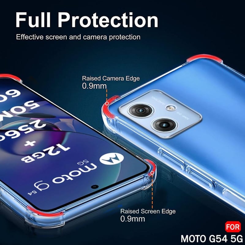 Foto 4 pulgar | Funda de Teléfono y Protector de Pantalla de Vidrio Templado para Moto G54 5g - Venta Internacional