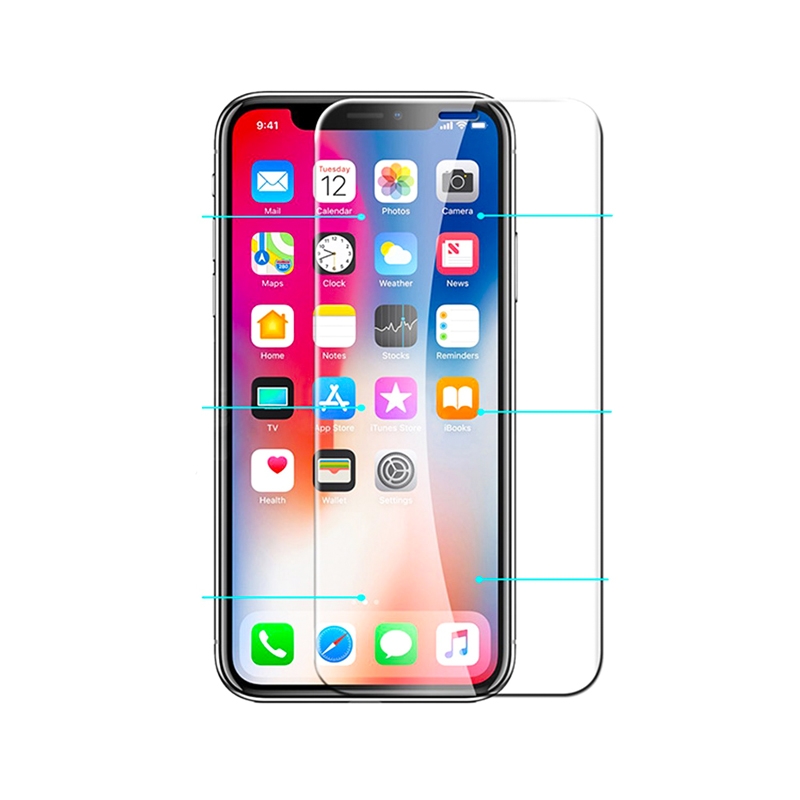 Foto 3 pulgar | Funda + Protector de Pantalla de Lámina de Vidrio para iPhone X - Venta Internacional