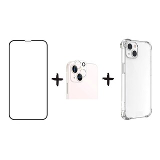 Foto 1 | Funda a Prueba de Golpes + Protector de Pantalla + Protector de Cámara para iPhone 13 - Venta Internacional