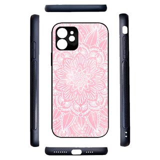 Foto 2 | Funda Mandala Pink con Borde Negro de TPU para iPhone 11 - Venta Internacional