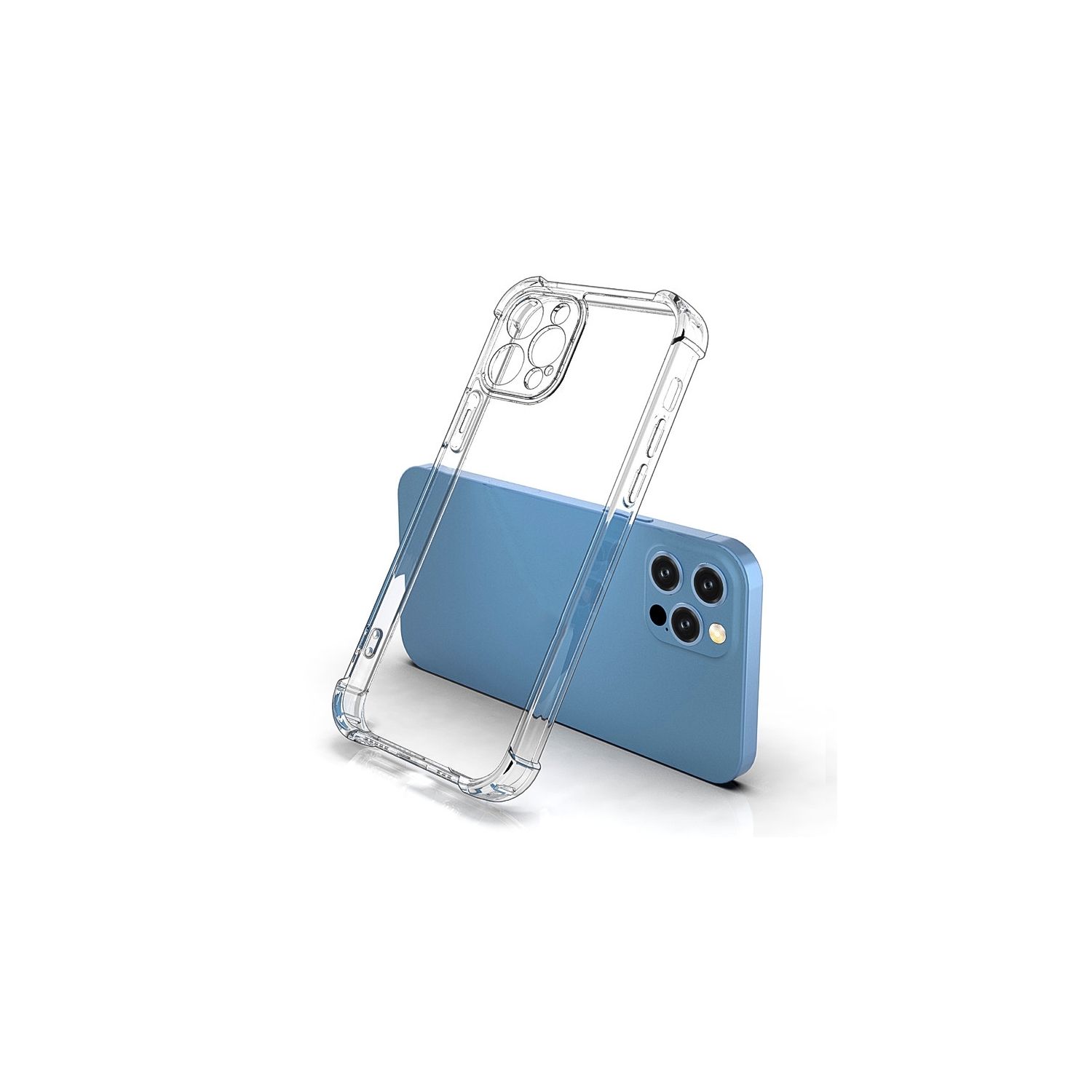 Foto 2 pulgar | Funda De Teléfono Transparente Antichoque Para iPhone 14 Pro Max - Venta Internacional