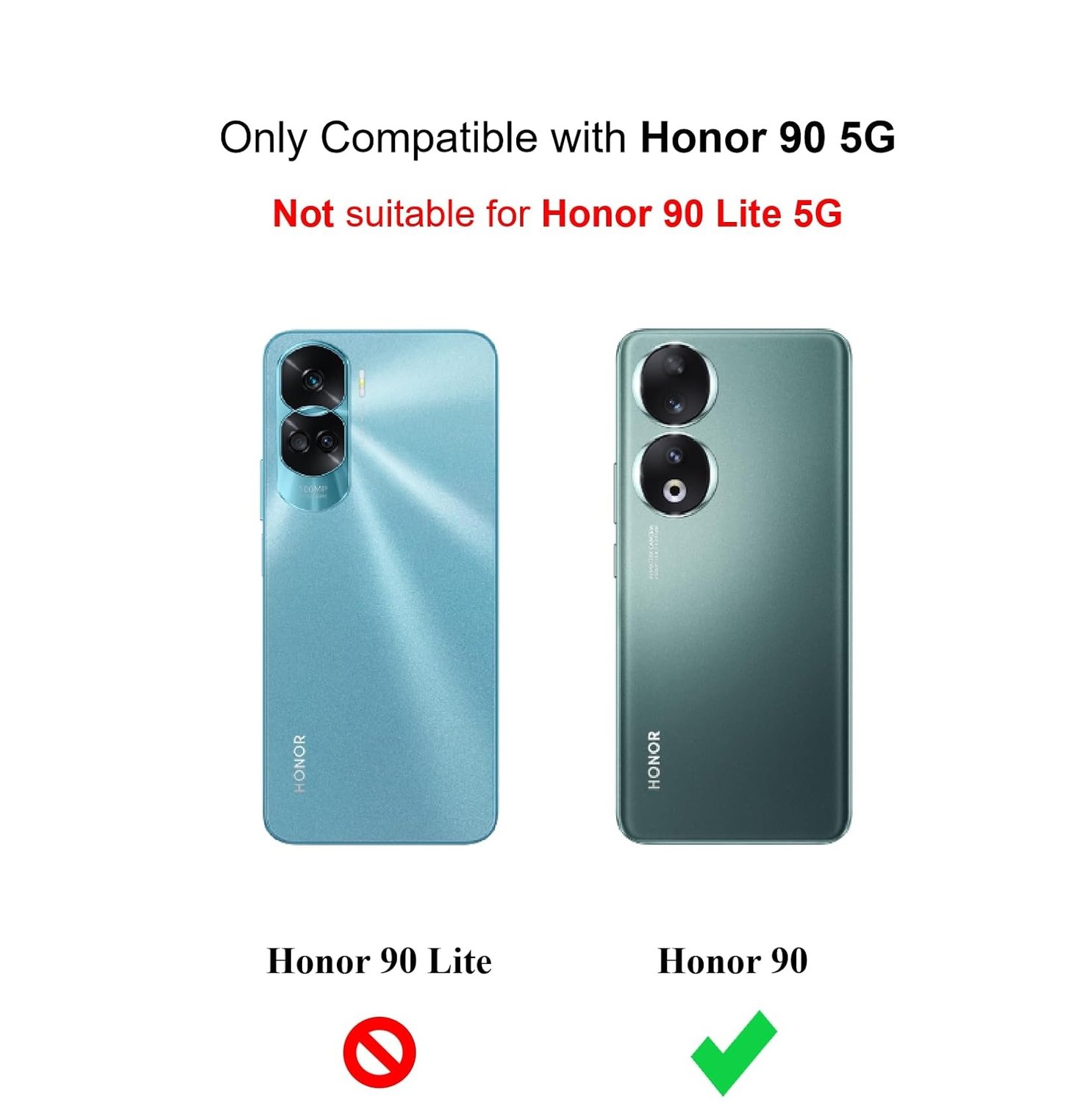 Foto 3 pulgar | Funda Antichoque para Honor 90 5g de Silicona Transparente - Venta Internacional