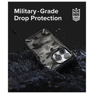 Foto 3 | Funda de Teléfono Ringke Fusion-x para IPhone 14 Pro Max - Camo Black - Venta Internacional