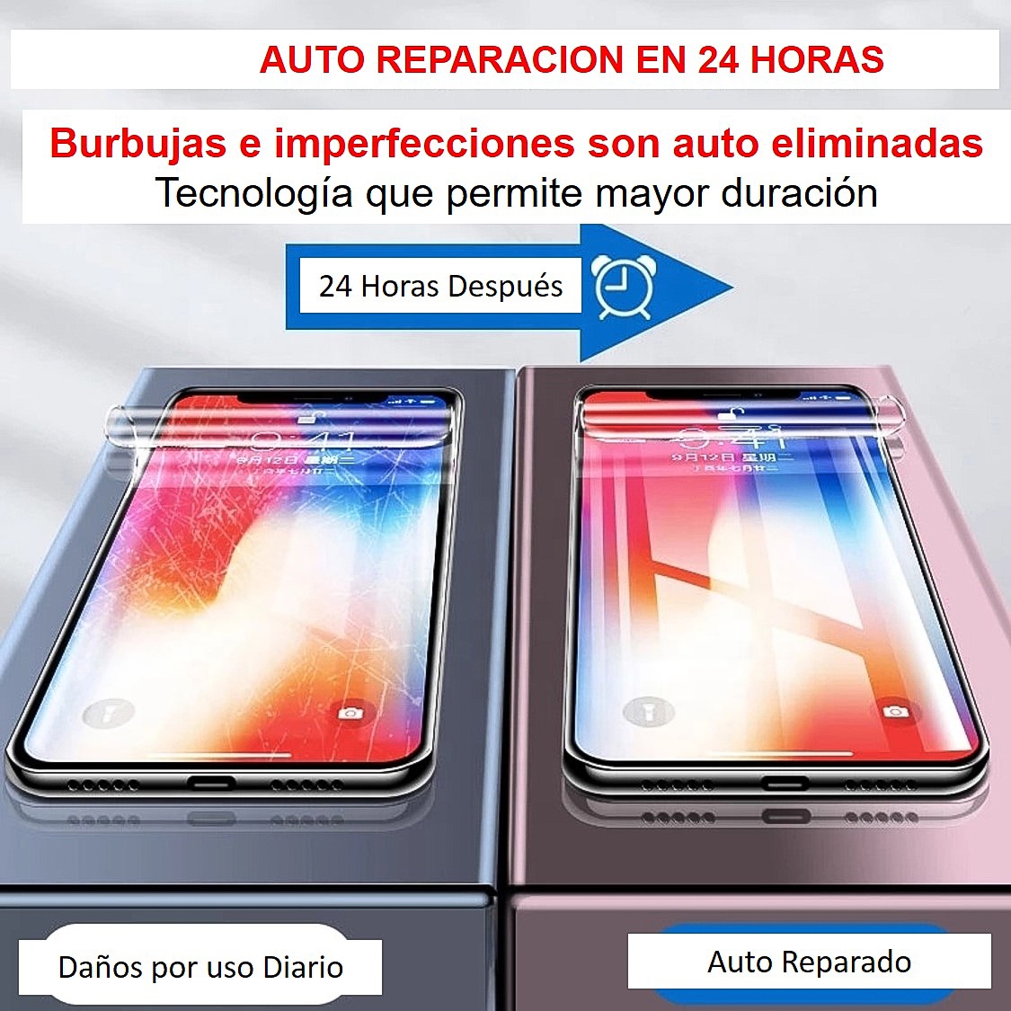Foto 4 pulgar | Protector de Pantalla de Hidrogel para iPhone 11 Paquete X 3 - Venta Internacional