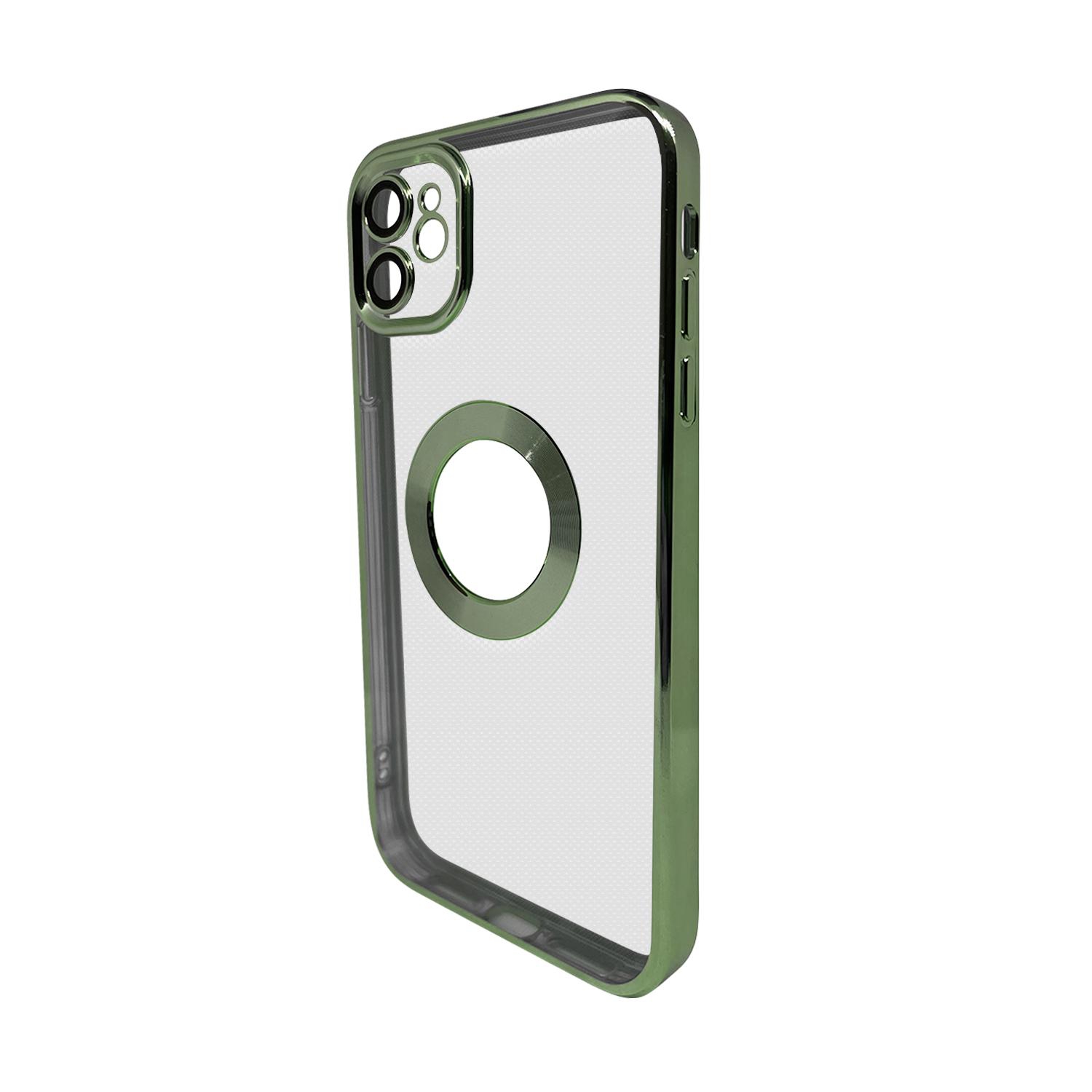 Foto 4 pulgar | Funda de Teléfono Verde Metalizado para iPhone 11 - Venta Internacional
