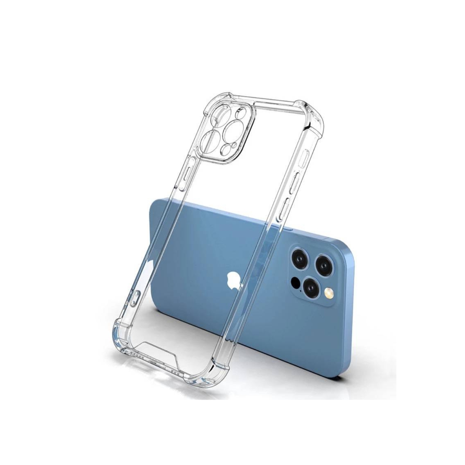 Foto 2 pulgar | Funda Transparente Reforzada para iPhone 12 Normal - Venta Internacional