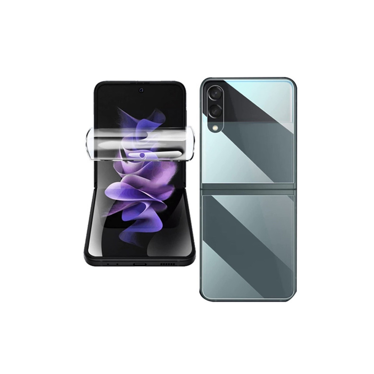 Foto 2 pulgar | Protector de Pantalla de Hidrogel y Mica para Galaxy Z Flip 3 - Venta Internacional