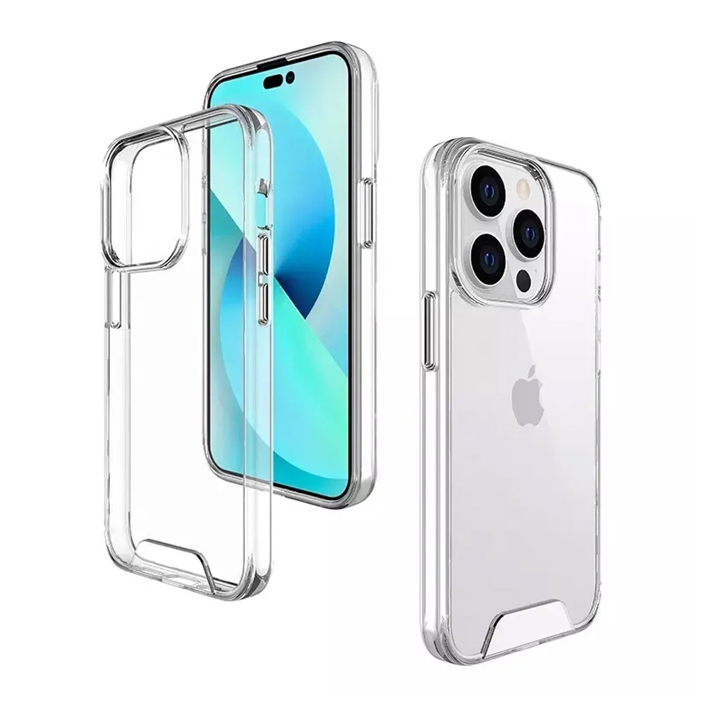 Foto 3 pulgar | Funda de Teléfono Space Clear Antiamarilleo para iPhone 14 Pro - Venta Internacional