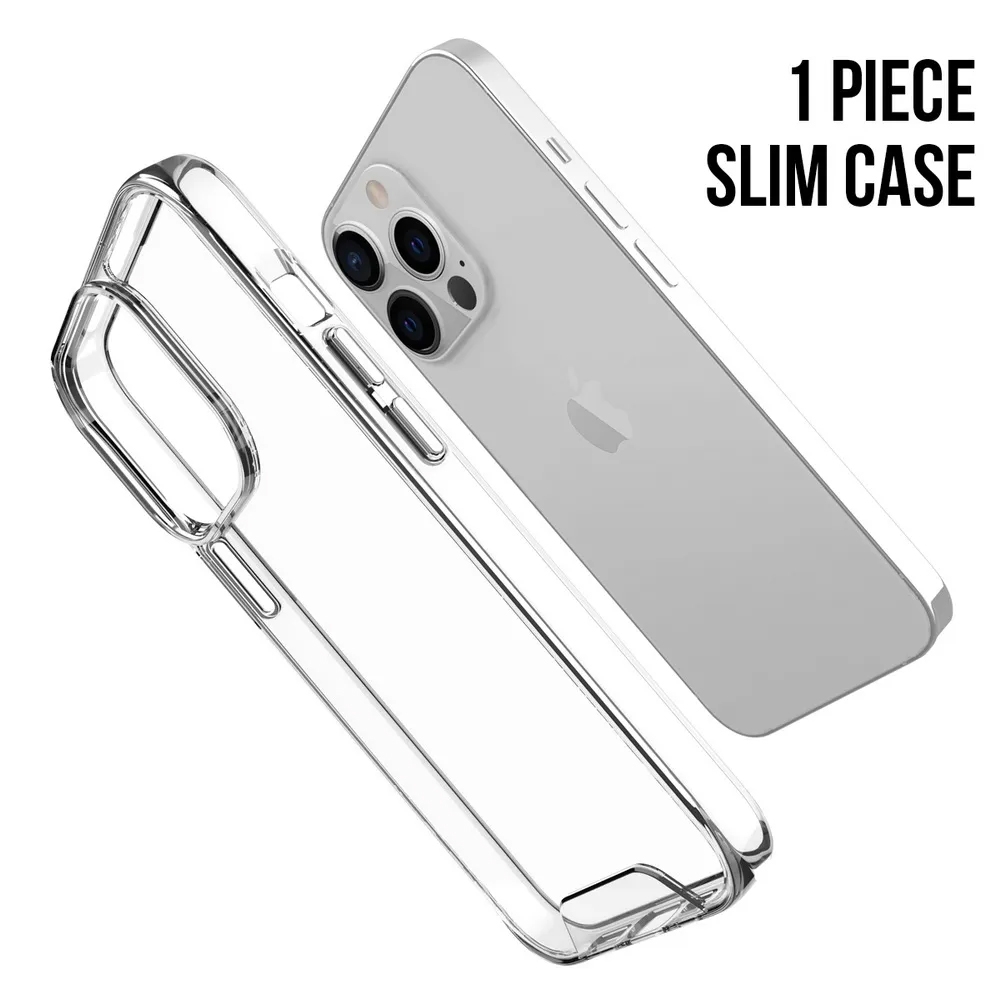 Foto 6 pulgar | Funda de Teléfono Space Clear Antiamarilleo para iPhone 14 Pro - Venta Internacional